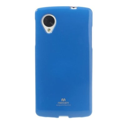 LG Nexus 5 (E980) Mercury mėlynas kieto silikono tpu dėklas - nugarėlė / Priedai.lt