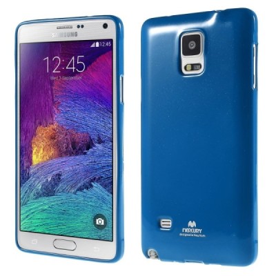 Samsung Galaxy Note 4 (N910) Mercury zils cieta silikona (TPU) apvalks / vacins.lv