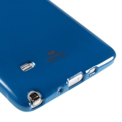 Samsung Galaxy Note 4 (N910) Mercury zils cieta silikona (TPU) apvalks / vacins.lv