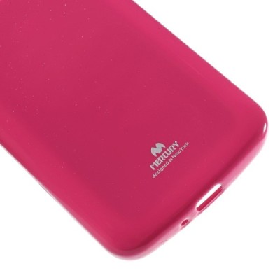 Samsung Galaxy Alpha G850 Mercury tamsiai rožinis (korlainis) kieto silikono tpu dėklas - nugarėlė / Priedai.lt