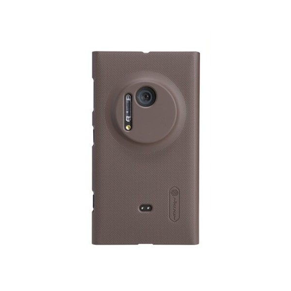 „Nillkin“ Frosted Shield futrālis - brūns + ekrāna aizsargplēve (Lumia 1020)