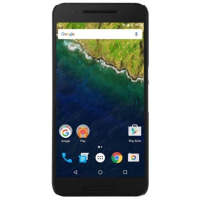 Huawei Nexus 6P Nillkin Frosted Shield melns plastmasas apvalks + ekrāna aizsargplēve / Vacins.lv