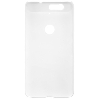 Huawei Nexus 6P Nillkin Frosted Shield baltas plastikinis dėklas + apsauginė ekrano plėvelė / Priedai.lt