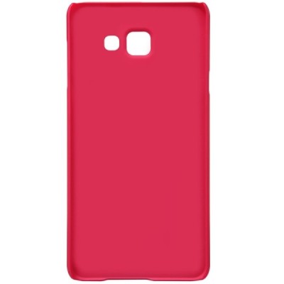 Samsung Galaxy J5 Nillkin Frosted Shield sarkans plastmasas apvalks + ekrāna aizsargplēve / Vacins.lv