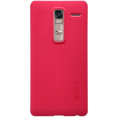 LG Zero (H650E) Nillkin Frosted Shield sarkans plastmasas apvalks + ekrāna aizsargplēve / Vacins.lv