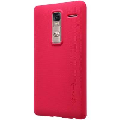 LG Zero (H650E) Nillkin Frosted Shield sarkans plastmasas apvalks + ekrāna aizsargplēve / Vacins.lv