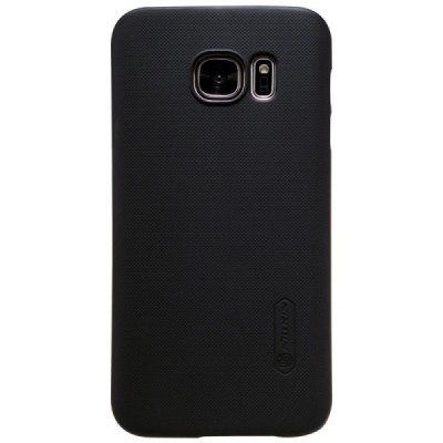Samsung Galaxy S7 (G930) Nillkin Frosted Shield melns plastmasas apvalks / vacins.lv