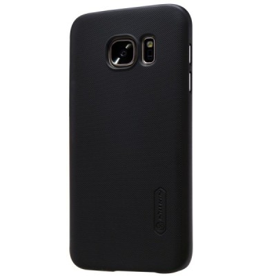 Samsung Galaxy S7 (G930) Nillkin Frosted Shield juodas plastikinis dėklas / Priedai.lt