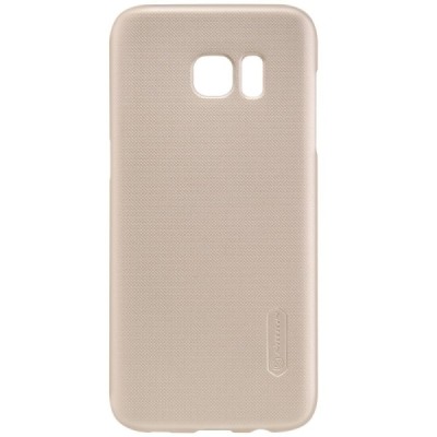 Samsung Galaxy S7 Edge (G935) Nillkin Frosted Shield zelta plastmasas apvalks / vacins.lv