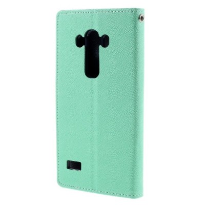 LG G4s Mercury atvērams zaļa maciņš (maks) / Vacins.lv