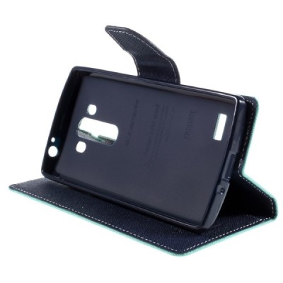 LG G4s Mercury atvērams zaļa maciņš (maks) / Vacins.lv