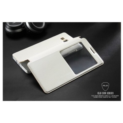 Samsung Galaxy A7 „Kalaideng“ Sun atverčiamas baltas dėklas - knygutė / Priedai.lt
