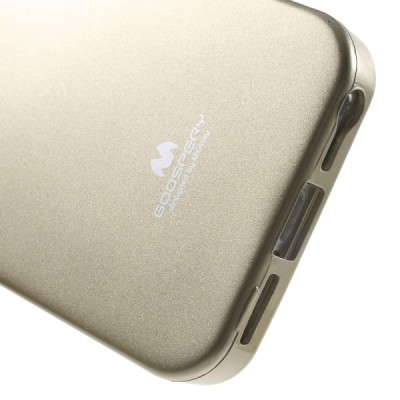 Apple iPhone SE (5, 5s) auksinis Mercury kieto silikono (TPU) dėklas / Priedai.lt