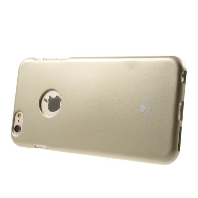 Apple iPhone 6 Plus (6s Plus) auksinis Mercury kieto silikono (TPU) dėklas / Priedai.lt