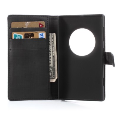 „Litchi“ juodas odinis Nokia Lumia 1020 dėklas (dėkliukas) / Priedai.lt