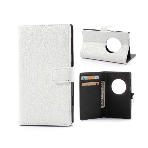 „Litchi“ atverčiamas dėklas - baltas (Lumia 1020)