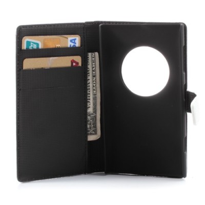 „Litchi“ baltas odinis Nokia Lumia 1020 dėklas (dėkliukas) / Priedai.lt