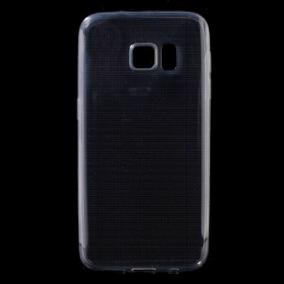 Samsung Galaxy S7 (G930) dzidrs (caurspīdīgs) cieta silikona TPU pasaulē planākais pelēks apvalks / Vacins.lv