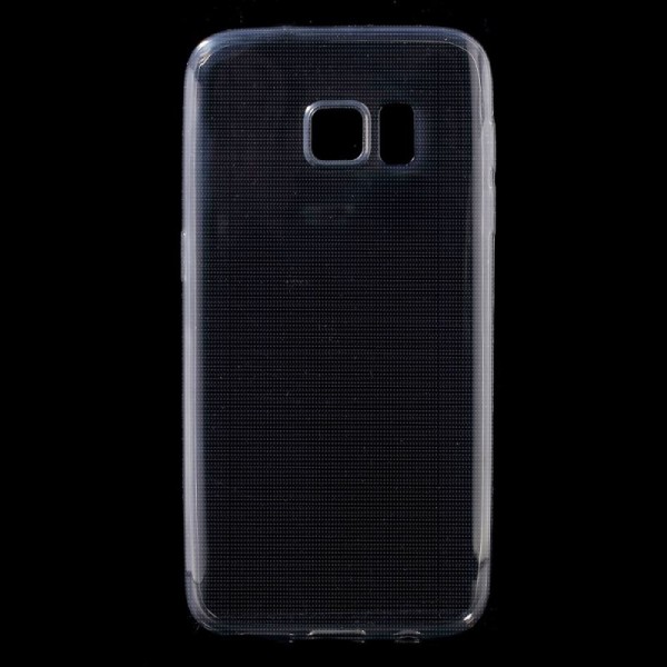 Planākais TPU dzidrs apvalks - pelēks (Galaxy S7)