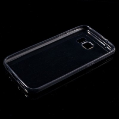 Samsung Galaxy S7 (G930) dzidrs (caurspīdīgs) cieta silikona TPU pasaulē planākais pelēks apvalks / Vacins.lv