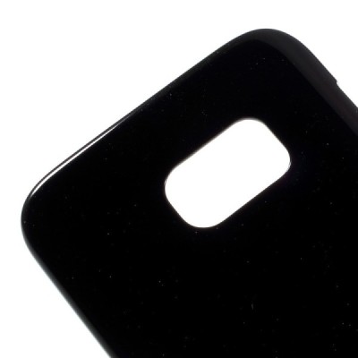 Samsung Galaxy S7 Edge (G935) Mercury melns cieta silikona (TPU) apvalks / vacins.lv