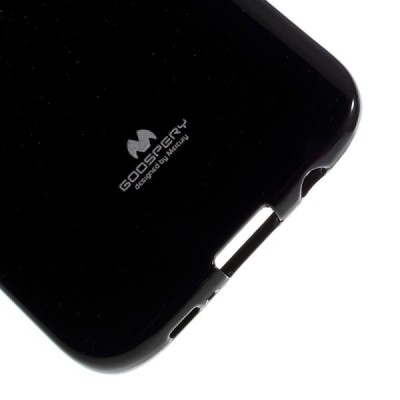 Samsung Galaxy S7 Edge (G935) Mercury melns cieta silikona (TPU) apvalks / vacins.lv