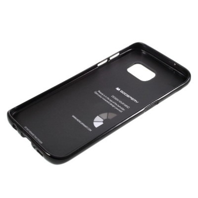 Samsung Galaxy S7 Edge (G935) Mercury melns cieta silikona (TPU) apvalks / vacins.lv