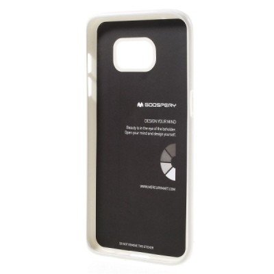 Samsung Galaxy S7 Edge (G935) Mercury balts cieta silikona (TPU) apvalks / vacins.lv