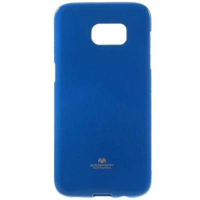 Samsung Galaxy S7 Edge (G935) Mercury tamsiai mėlynas kieto silikono tpu dėklas - nugarėlė / Priedai.lt