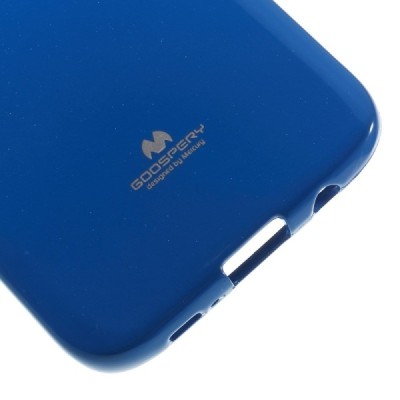 Samsung Galaxy S7 Edge (G935) Mercury tamsiai mėlynas kieto silikono tpu dėklas - nugarėlė / Priedai.lt