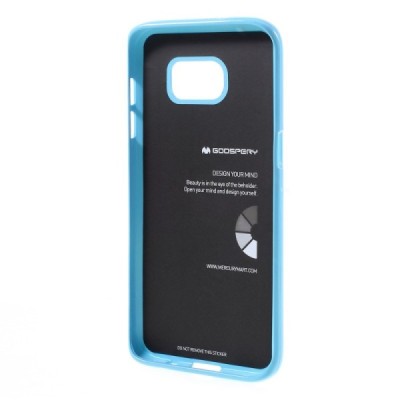 Samsung Galaxy S7 Edge (G935) Mercury šviesiai mėlynas kieto silikono tpu dėklas - nugarėlė / Priedai.lt