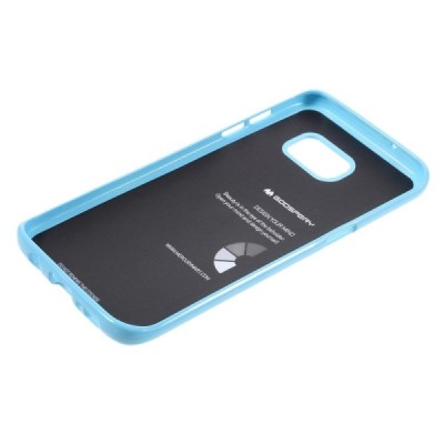 Samsung Galaxy S7 Edge (G935) Mercury šviesiai mėlynas kieto silikono tpu dėklas - nugarėlė / Priedai.lt