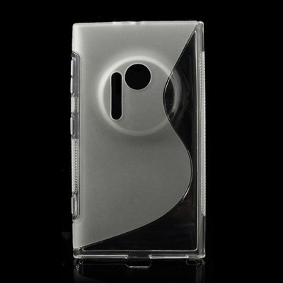 „Jelly Case“ skaidrus - matinis Nokia Lumia 1020 dėklas (dėkliukas) / Priedai.lt