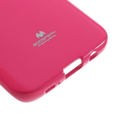 Samsung Galaxy S7 Edge (G935) Mercury tamsiai rožinis kieto silikono tpu dėklas - nugarėlė / Priedai.lt