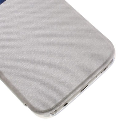 Samsung Galaxy S7 (G930) View Window atvēramais balts maciņš / Vacins.lv