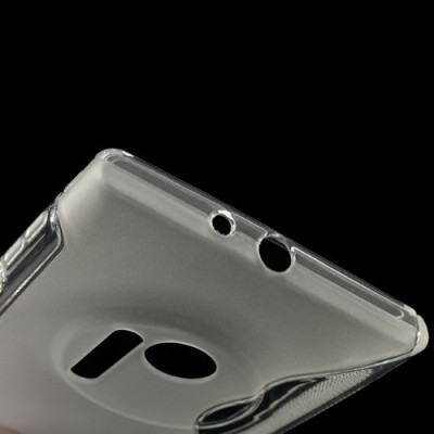 „Jelly Case“ skaidrus - matinis Nokia Lumia 1020 dėklas (dėkliukas) / Priedai.lt