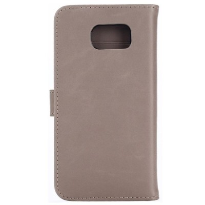 Samsung Galaxy S7 atvēramais ādas smilšains retro maciņš (maks) / Vacins.lv