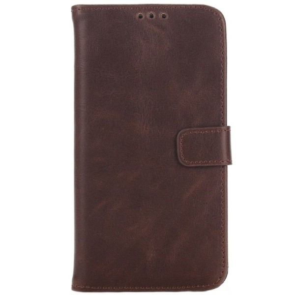 „Retro“ atvēramais maciņš - tumši brūns (Galaxy S7)