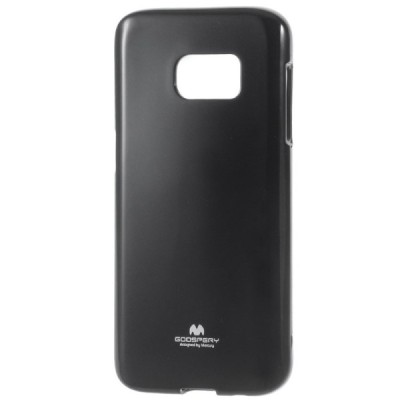 Samsung Galaxy S7 (G930) Mercury melns cieta silikona (TPU) apvalks / vacins.lv