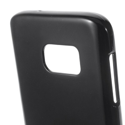Samsung Galaxy S7 (G930) Mercury melns cieta silikona (TPU) apvalks / vacins.lv