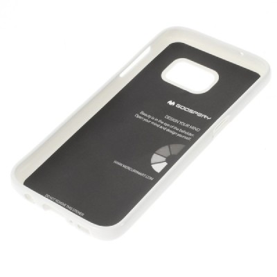 Samsung Galaxy S7 (G930) Mercury balts cieta silikona (TPU) apvalks / vacins.lv