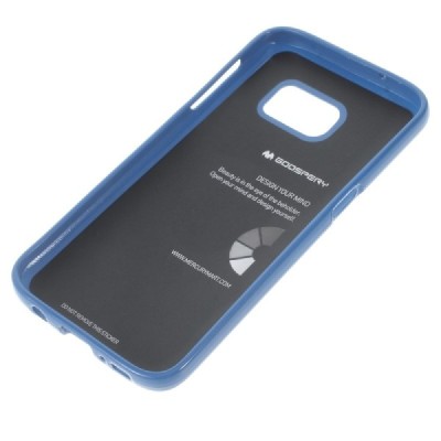 Samsung Galaxy S7 (G930) Mercury tumši zils cieta silikona (TPU) apvalks / vacins.lv