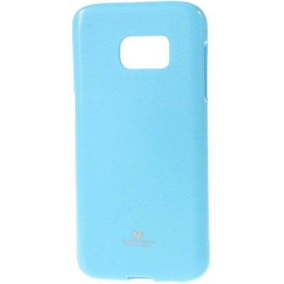 Samsung Galaxy S7 (G930) Mercury šviesiai mėlynas kieto silikono tpu dėklas - nugarėlė / Priedai.lt