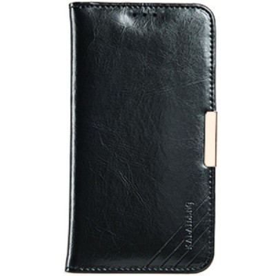 „Kalaideng“ Royale atverčiamas juodas odinis Samsung Galaxy S7 (G930) dėklas / Priedai.lt