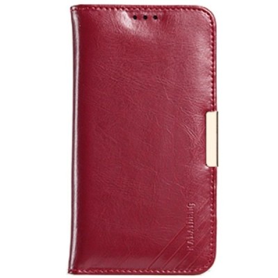 „Kalaideng“ Royale atverčiamas bordo odinis Samsung Galaxy S7 (G930) dėklas / Priedai.lt