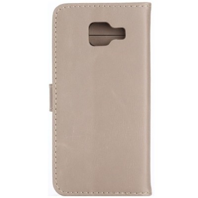 Samsung Galaxy A3 (2016) atvēramais ādas smilšains retro maciņš (maks) / Vacins.lv