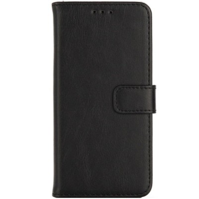 Samsung Galaxy A3 (2016) atverčiamas juodas odinis retro dėklas - piniginė / Priedai.lt