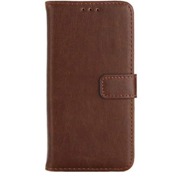 „Retro“ atverčiamas dėklas - tamsiai rudas (Galaxy A3 2016)