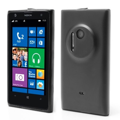 „Jelly Case“ tamsintas - matinis Nokia Lumia 1020 dėklas (dėkliukas) / Priedai.lt