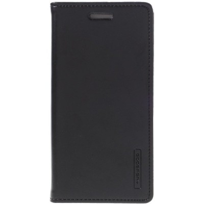 Mercury Blue Moon Samsung Galaxy A3 (2016) atvērams melns ādas maciņš / Vacins.lv